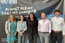 WCS's New York Aquarium Education Staff and Youth Ocean Advocates Attend World Oceans Day Event at UN